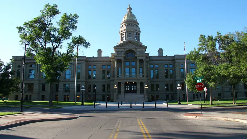 Wyoming State Capitol in Cheyenne