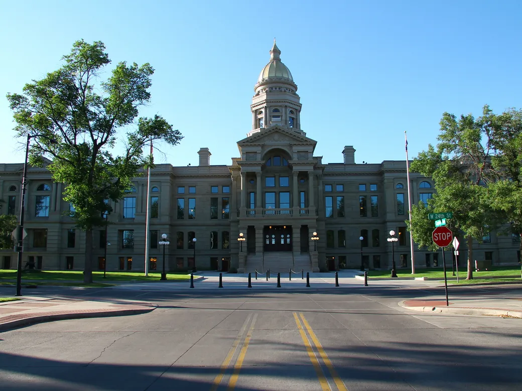 Wyoming State Capitol in Cheyenne