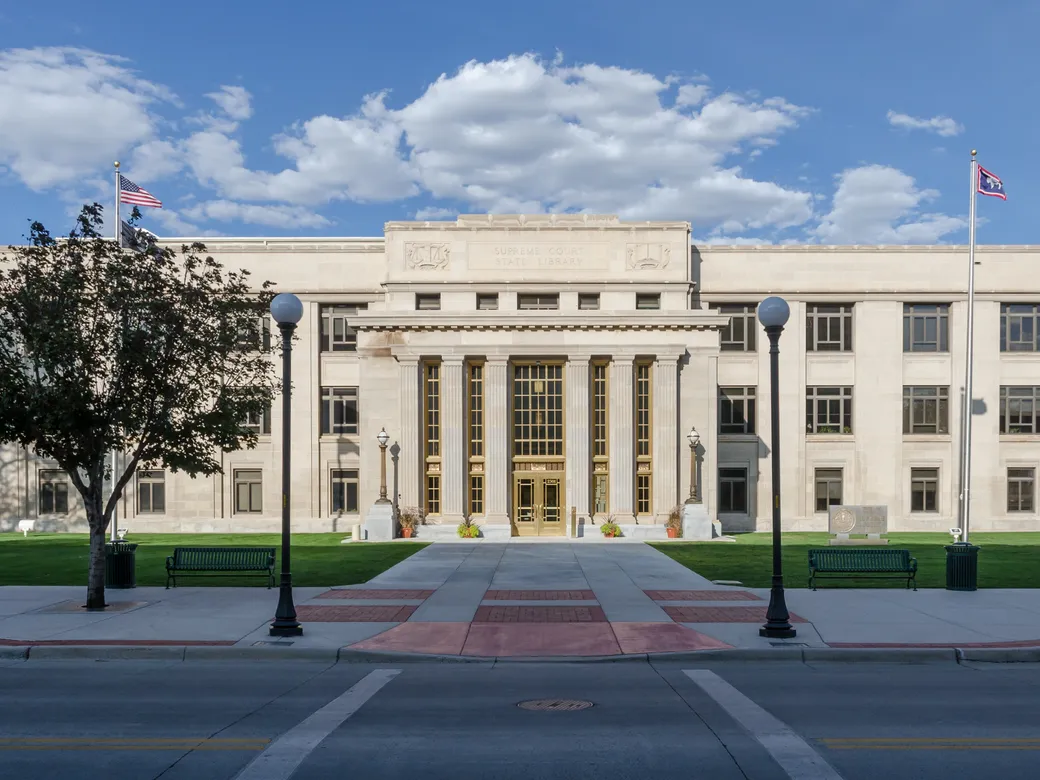 Wyoming Supreme Court building in Cheyenne