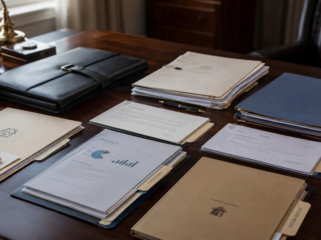 Property and account records prepared for ownership review